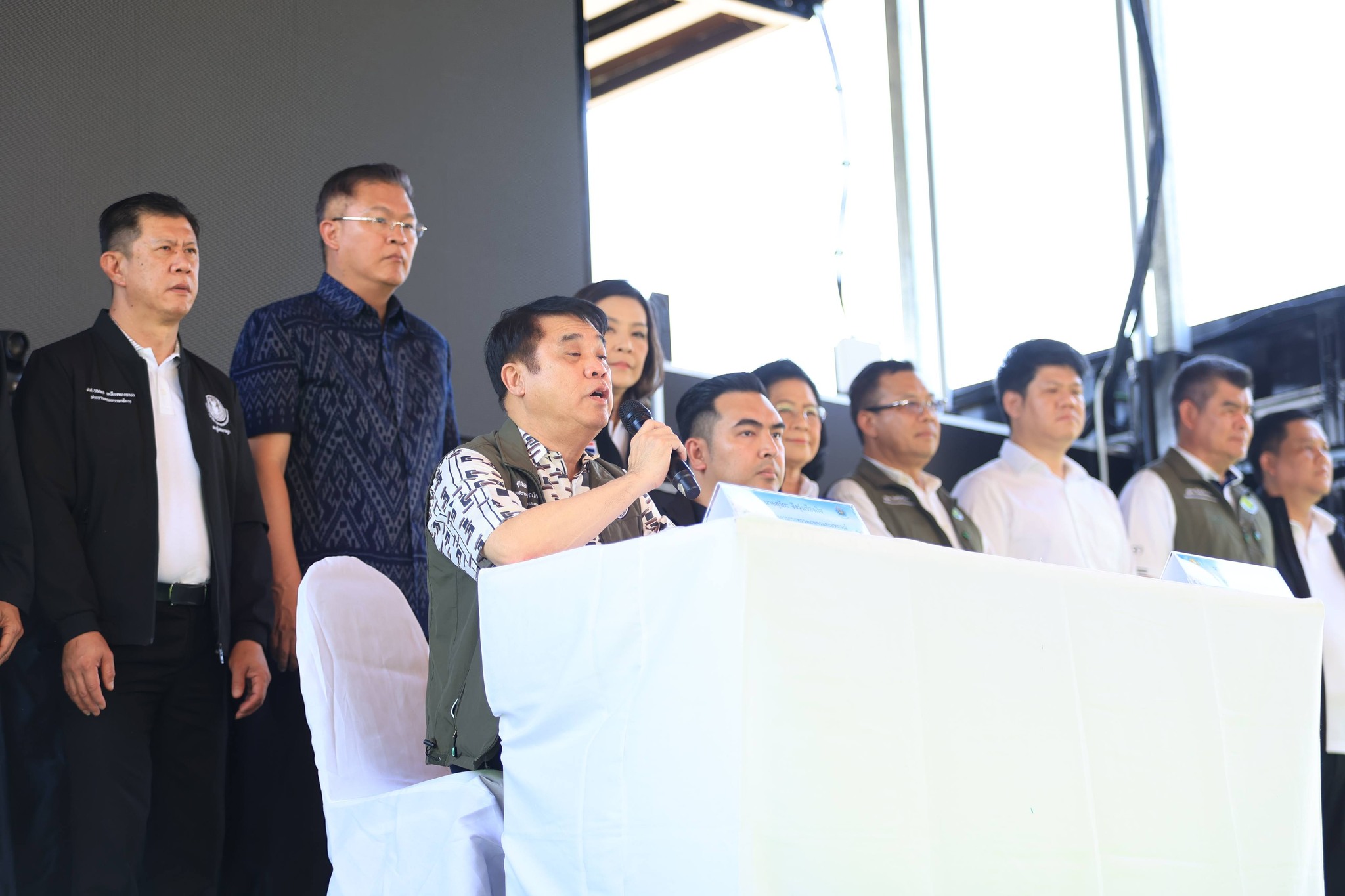 title - ส.ป.ก. ร่วมติดตาม รัฐมนตรีว่าการกระทรวงเกษตรและสหกรณ์ และคณะ ลงพื้นที่ติดตามสถานการณ์ การบริหารจัดการน้ำ จังหวัดอุดรธานี
